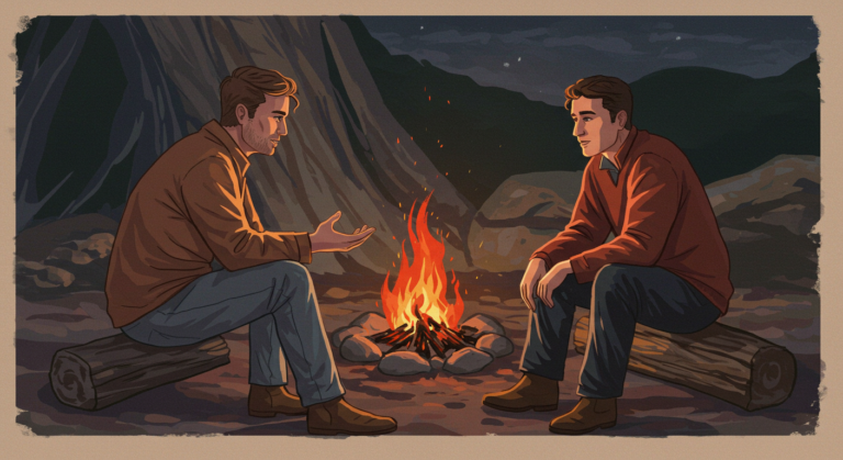 This image illustrates a conversation